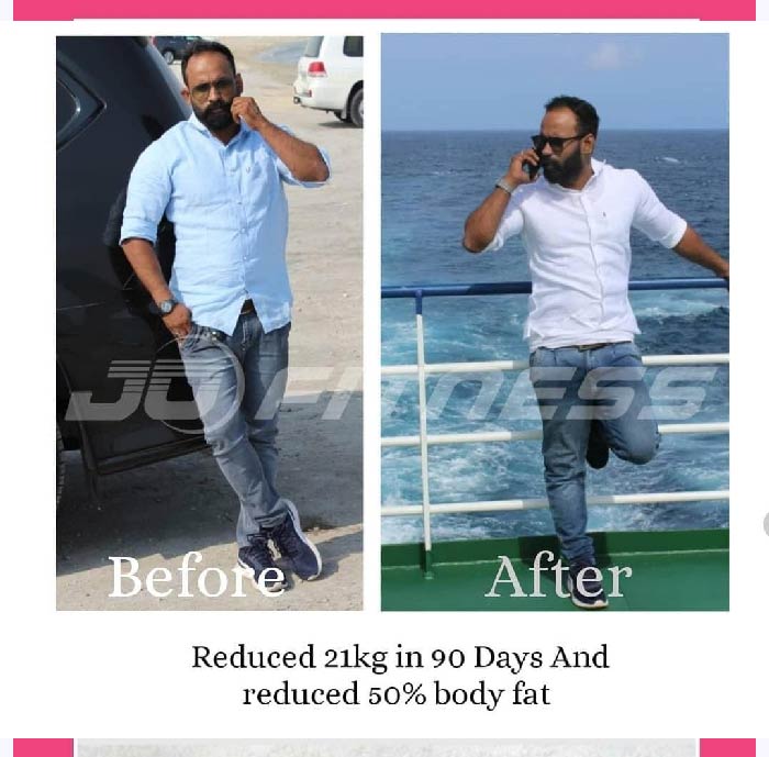 Reduced 21 Kg in 90 days