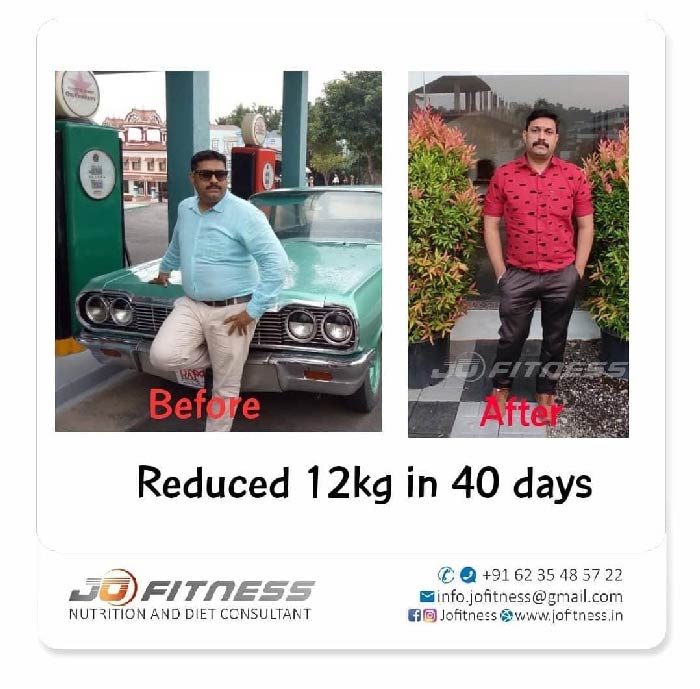 Reduced 12 Kg in 40 days