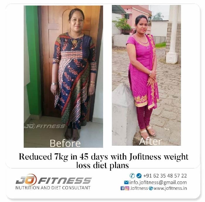 Reduced 7Kg in 45 days