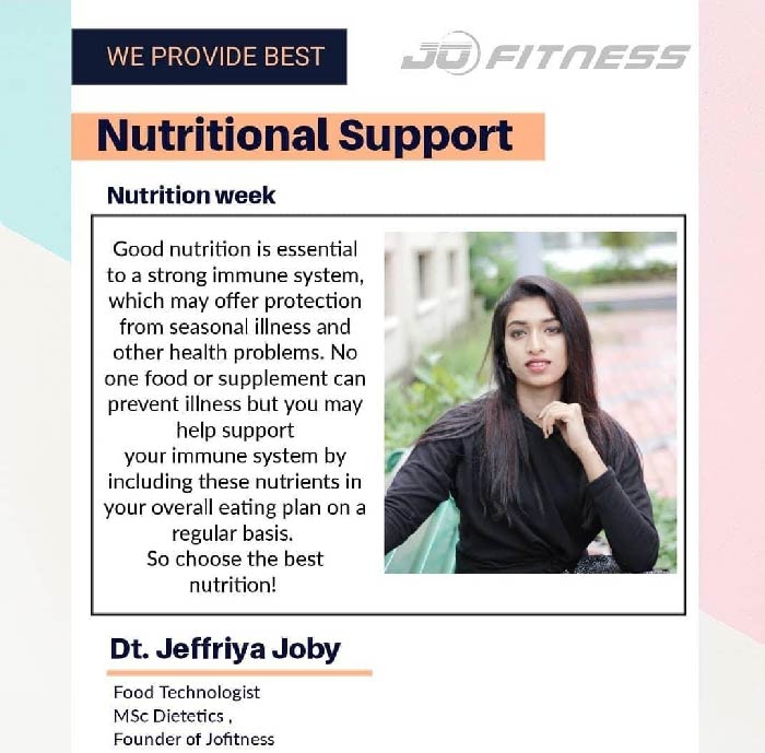 Nutrition Week – Dt. Jeffriya Joby